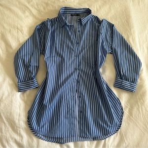 Nasty gal striped oversized button up